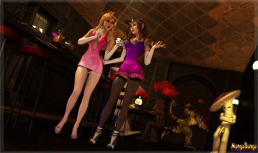 Doll Peach And Zelda   New Years 2013 – Super Mario Brothers The Legend Of Zelda Online