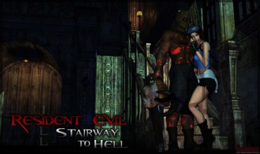 Gay Fucking Stairway To Hell – Resident Evil Hermosa