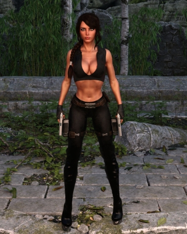 Bikini 3DX Lara Croft – Tomb Raider Women Sucking Dick