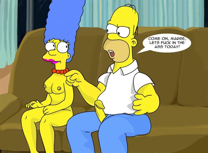 Hard Porn Marge Simpson Does Anal - The Simpsons