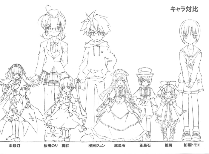 Rozen Maiden Animation Reference Materials Settei