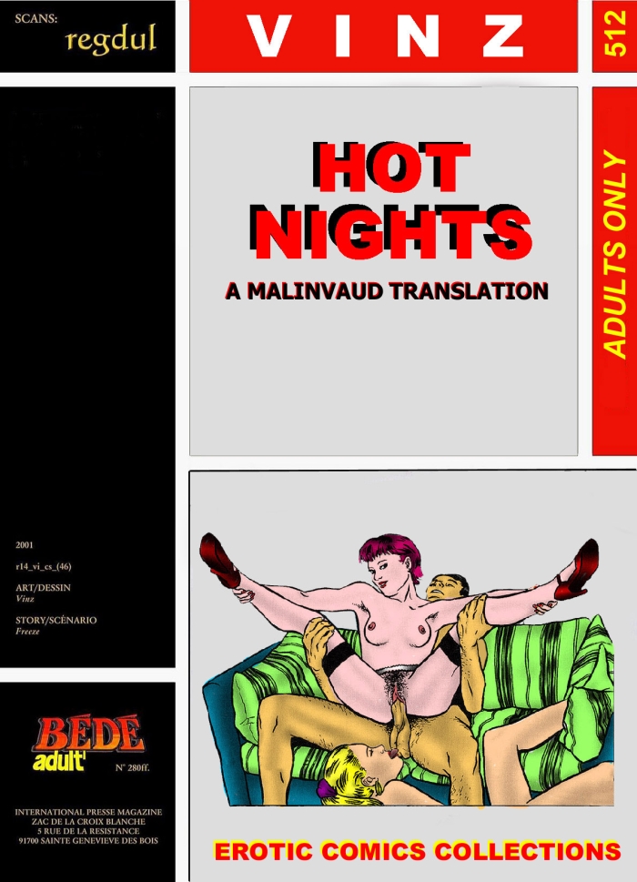 4some HOT NIGHTS   A MALINVAUD TRANSLATION  Gay Smoking