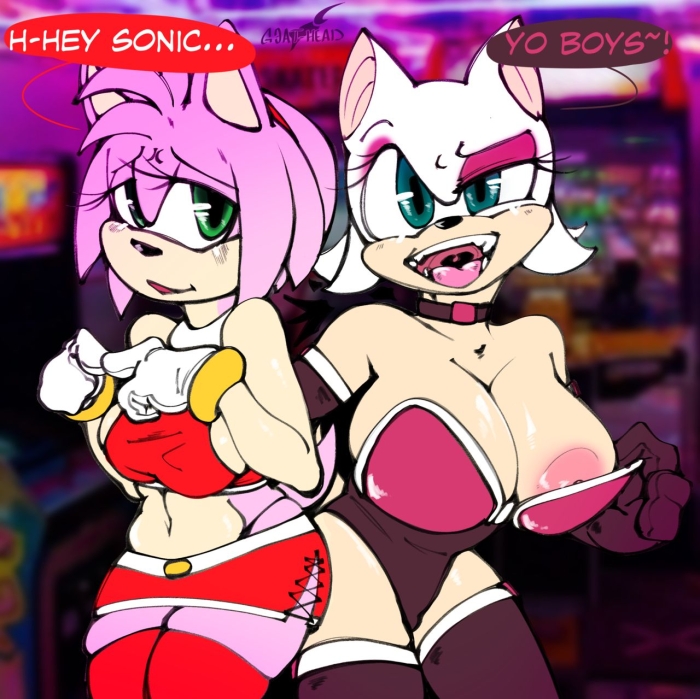 Mmf ARCADE - Sonic The Hedgehog Hottie
