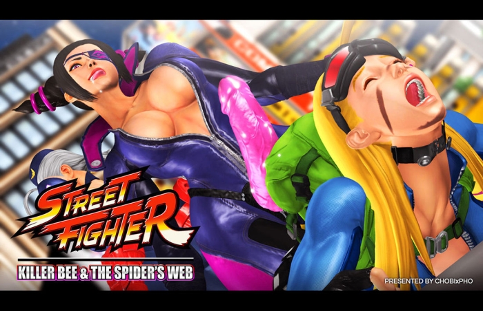 Huge Ass STREET FIGHTER / JURI HAN & CAMMY   KILLER BEE & THE SPIDER'S WEB - Street Fighter Glamcore