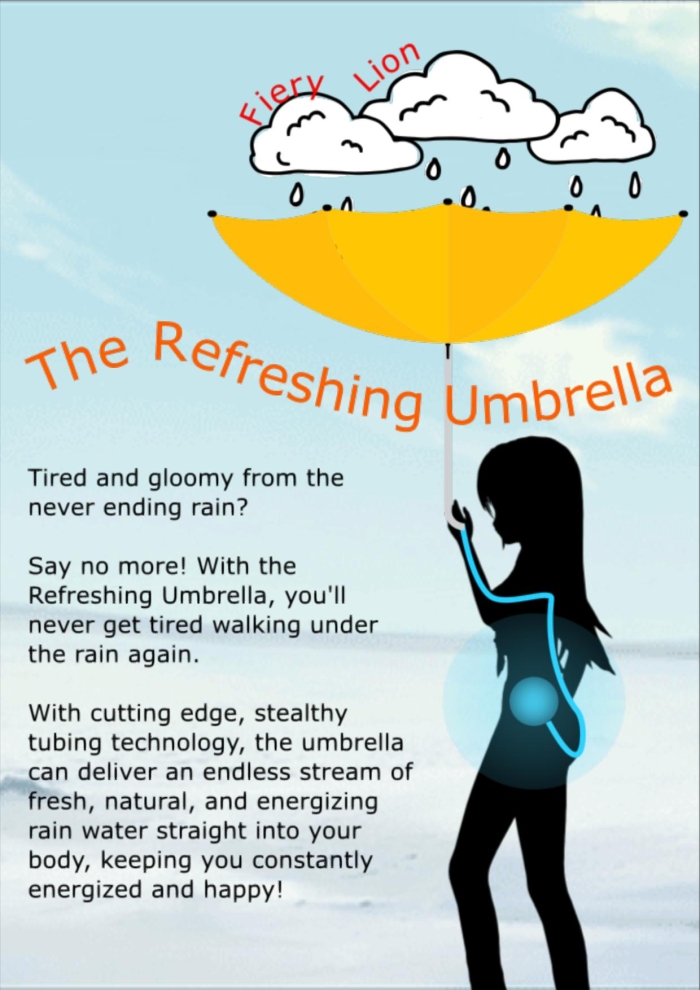 White Girl The Refreshing Umbrella