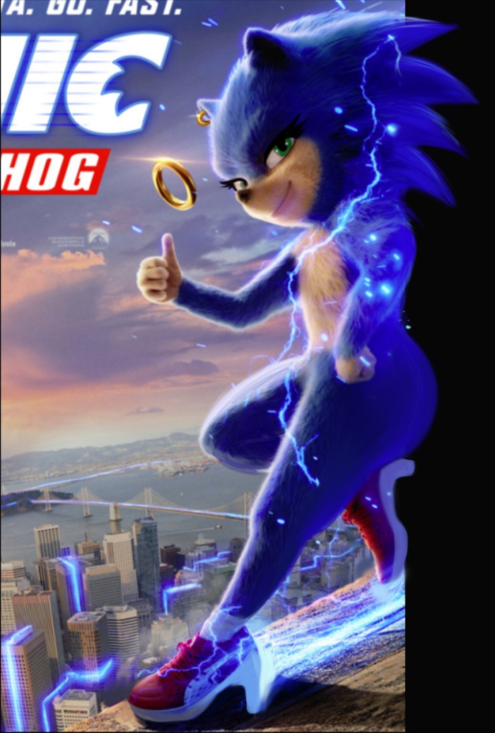 Moaning Sonic The Sluthog - Sonic The Hedgehog Adult