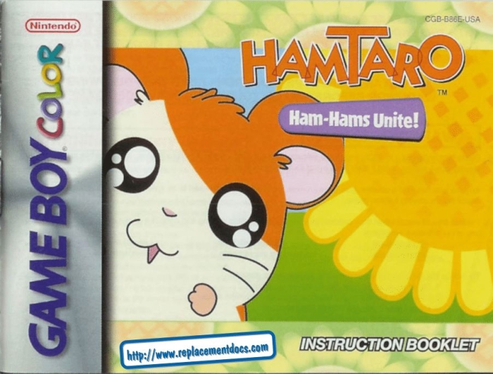 Missionary Porn Hamtaro   Ham Hams Unite! Game Manual - Hamtaro Gay Outdoor