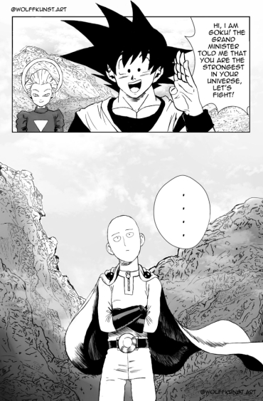 Lovers Goku VS Saitama – Dragon Ball One Punch Man Married