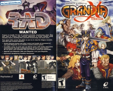 Grandia Xtreme (PlayStation 2) Game Manual