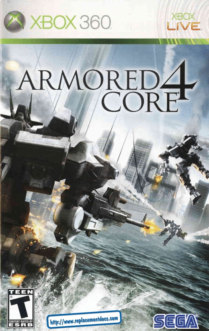 Menage Armored Core 4 Game Manual - Armored Core