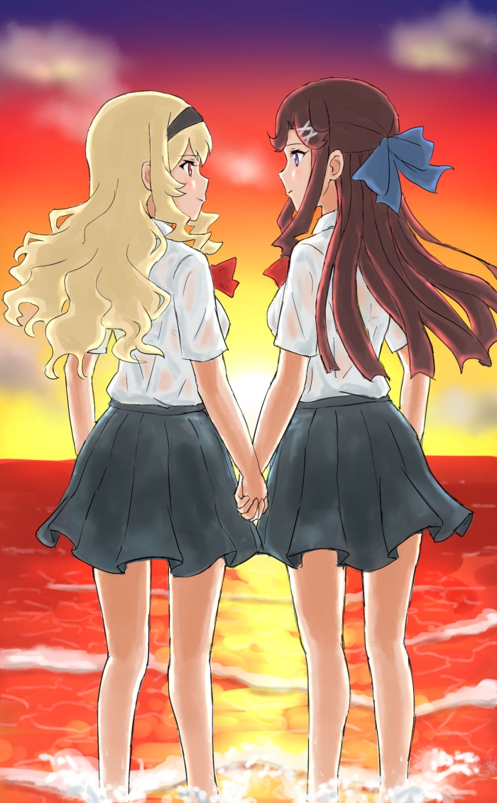 Student Fox Demon Maya And Human Claudine - Shoujo Kageki Revue Starlight