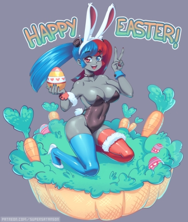 [supersatanson] Swicchan Happy Easter! [Censored]