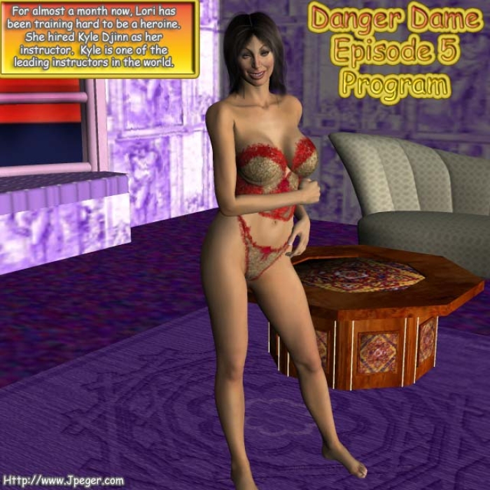 Hot Naked Girl Danger Dame Episode 5  Foot