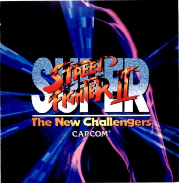 Pierced SUPER STREET FIGHTER II Arcade Gametrack Booklet – Street Fighter