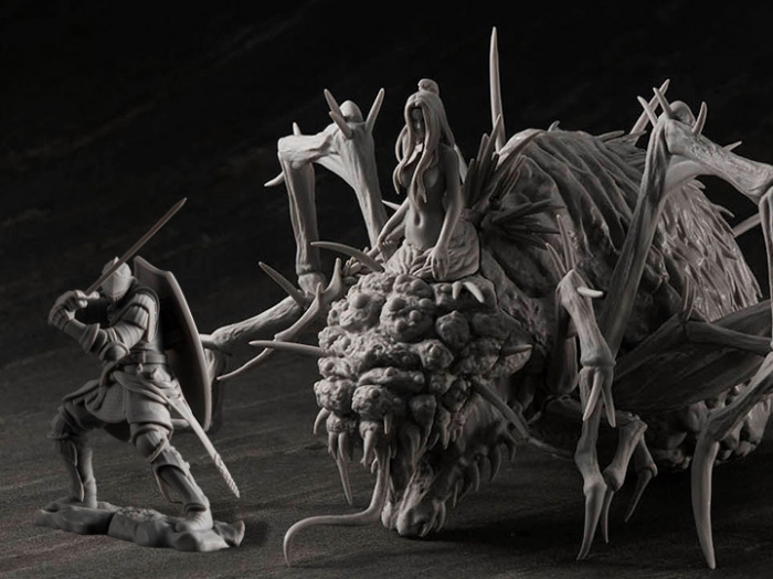 Bokep Dark Souls Knight Of Astora Oscar And Chaos Witch Quelaag Model Kit - Demons Souls