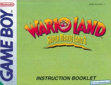 Wario Land 1, 2, 3, 4, Virtual Boy And Shake It Manuals
