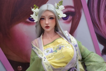 Gay Blondhair Elsa Babe 150CM HB022 Kanno Kana At China Joy EXPO  All