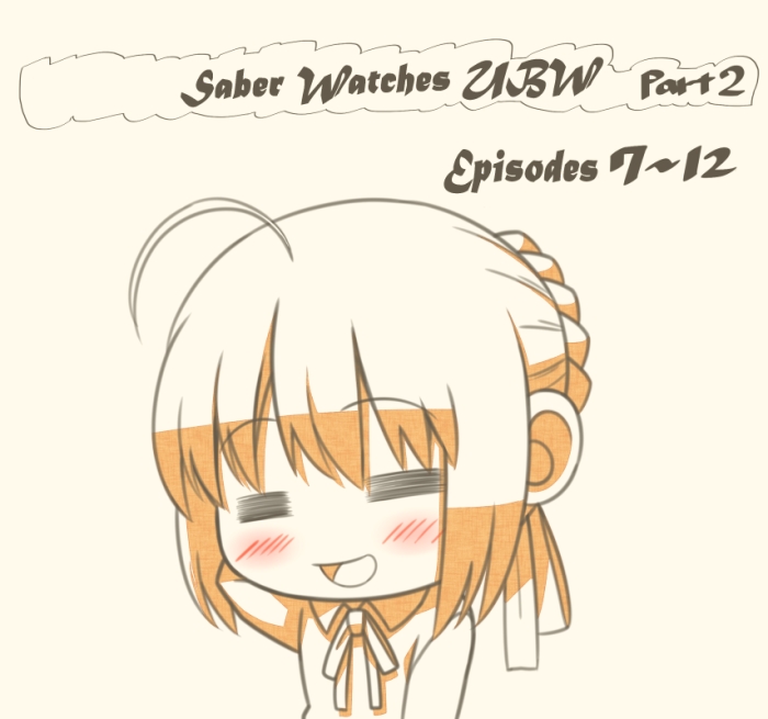 Red Head UBW O Miru Saber San | Saber Watches UBW Episodes 7 12 Twitter - Fate Stay Night Francaise