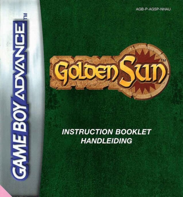 Golden Sun Manual + Poster