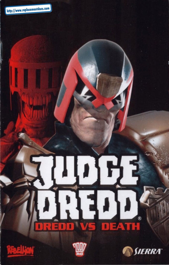 Gay Kissing Judge Dredd: Dredd Vs. Death Game Manual - Judge Dredd