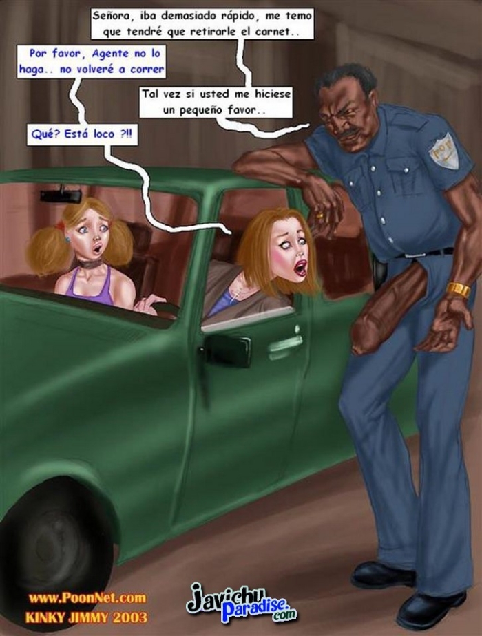 Flagra Policia Negro Follando