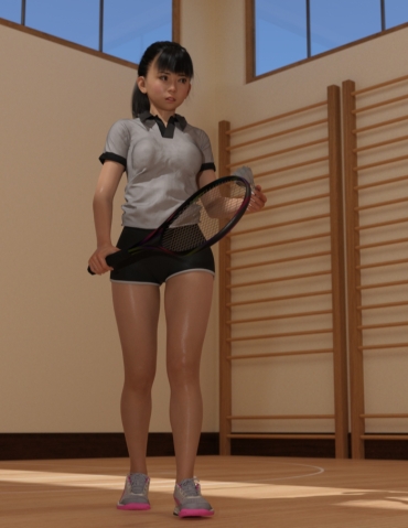Lezbi A Competitive Sixth Grade Girl Who Attends Badminton School  Vibrator