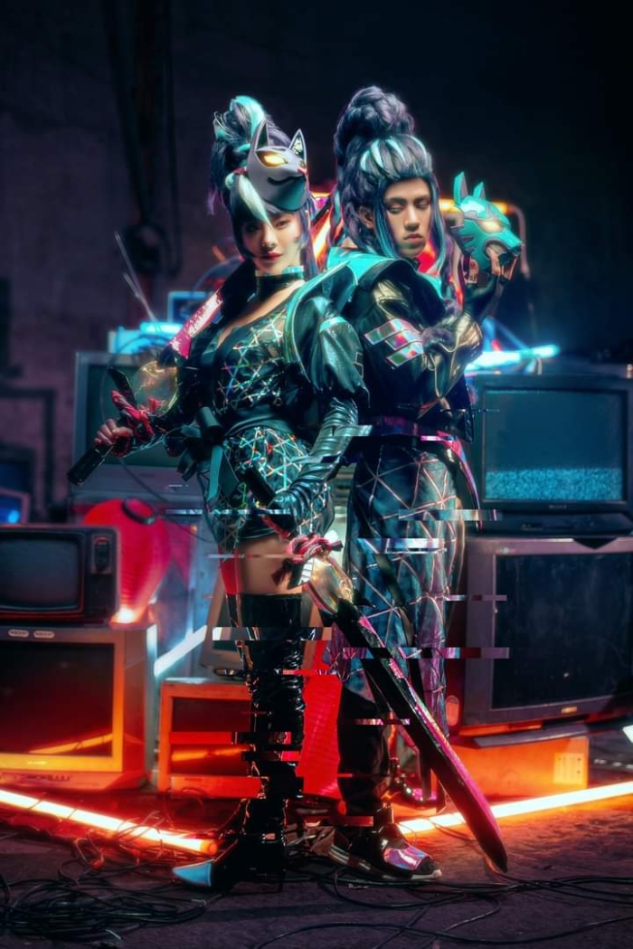 Gay Boyporn Arena Of Valor Cosplay The Fatal Duo Airi & Hayate - Arena Of Valor Men