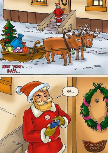 Bigdick Animated Incest   Fuck Me Santa
