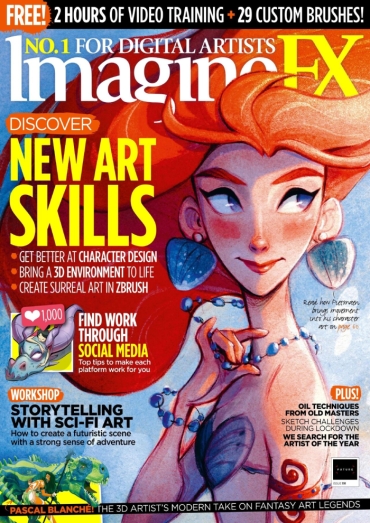Ink ImagineFX 2020 10   Discover New Art Skills