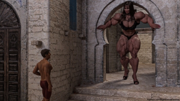 BIGMUSCULARWOMEN – The Giantess Talia And Adam (Textless)