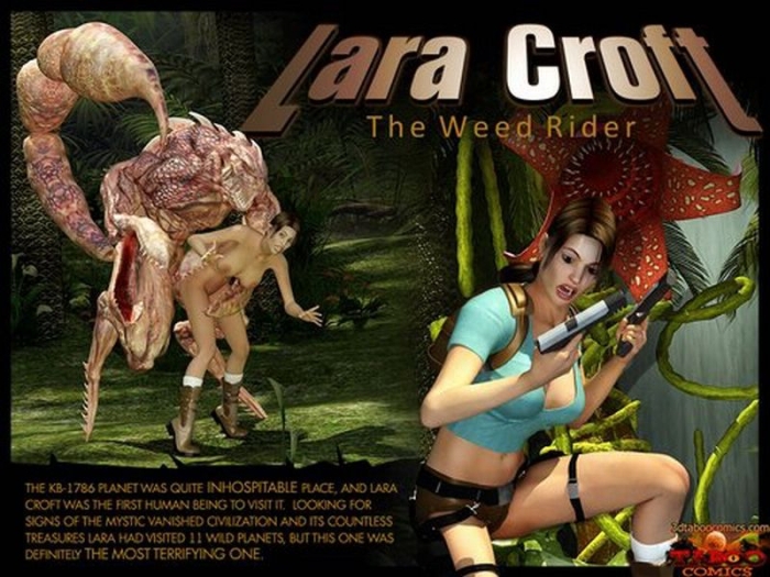 Gordinha 3D: Lara Croft. The Weed Rider - Tomb Raider Fellatio
