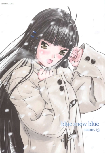 Pale Blue Snow Blue Scene.13 – In White
