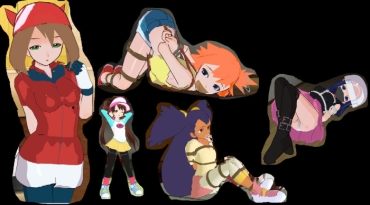 3D Custom Girl (Pokemon) Misty (Kasumi) カスミ, May (Haruka) ハルカ, Dawn (Hikari) ヒカリ, Iris アイリス, Rosa (Mei) メイ