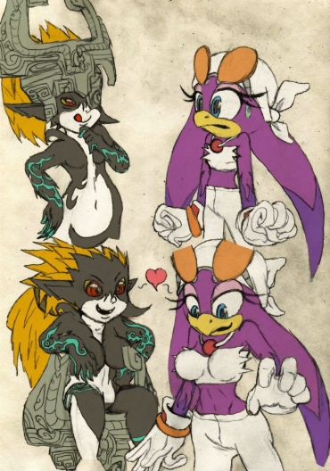 Punished Midna And Wave Sexdrive Warfare – Sonic The Hedgehog The Legend Of Zelda
