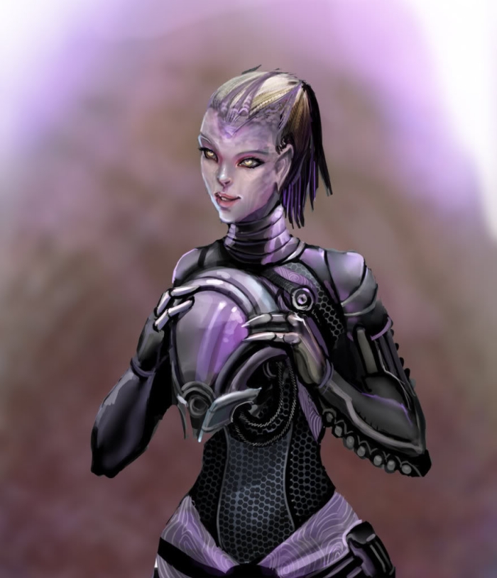 Blackwoman Mass Effect   Tali - Mass Effect Rope