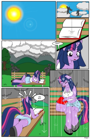 Oiled The Hot Room: Soaked – My Little Pony Friendship Is Magic Couple