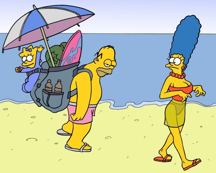 Big Breasts Simpson´s Vacations - The Simpsons Skinny