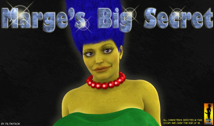 Tit Marge's Big Secret - The Simpsons