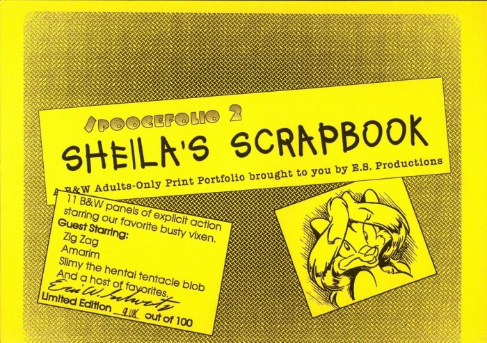 Analplay Sheila's Scrapbook  Behind
